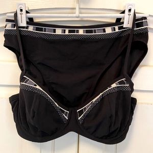 Sunflair Black Bikini with Grey and White Trim